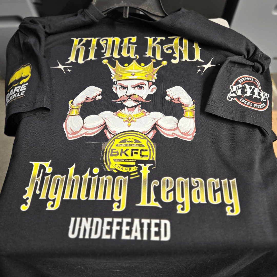 Support Your Local Fighter bare knuckle boxing t-shirt Kai Steward BKFC Championship T-Shirt