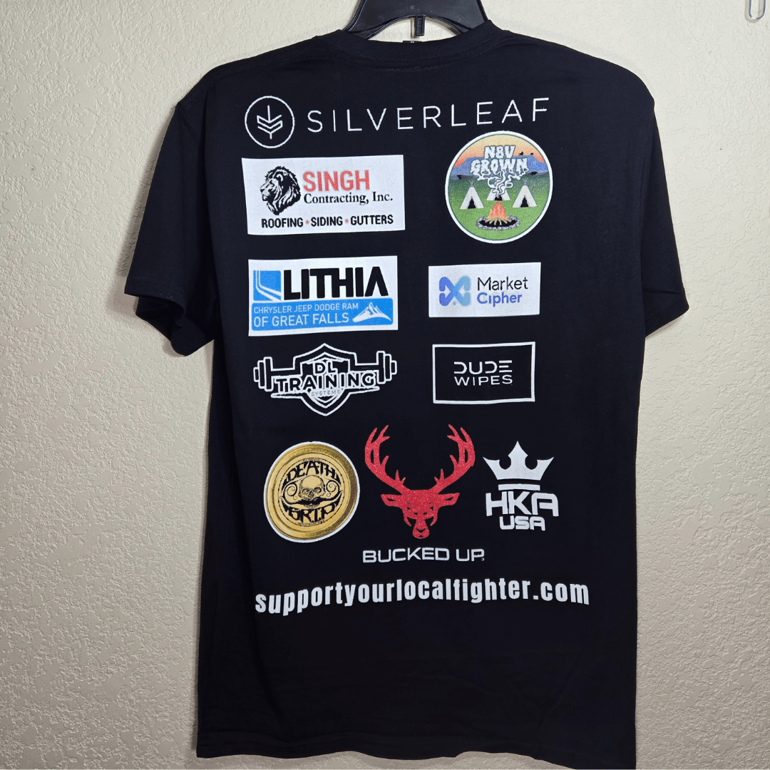 Support Your Local Fighter bare knuckle boxing t-shirt Kai Steward BKFC Championship T-Shirt