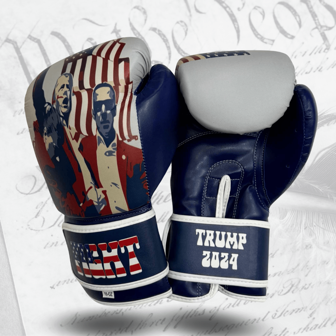 Support Your Local Fighter Commemorative Trump Boxing Gloves