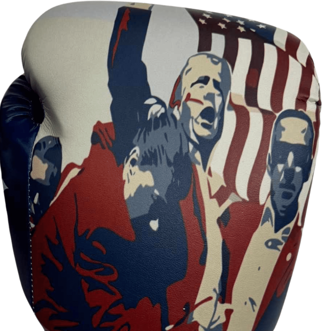 Support Your Local Fighter Commemorative Trump Boxing Gloves