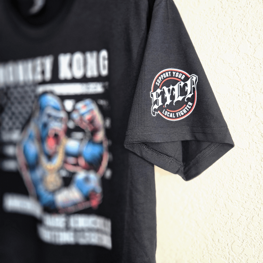 Support Your Local Fighter mma t-shirt Raymond Pell &quot;Honkey Kong&quot; Signature T-Shirt