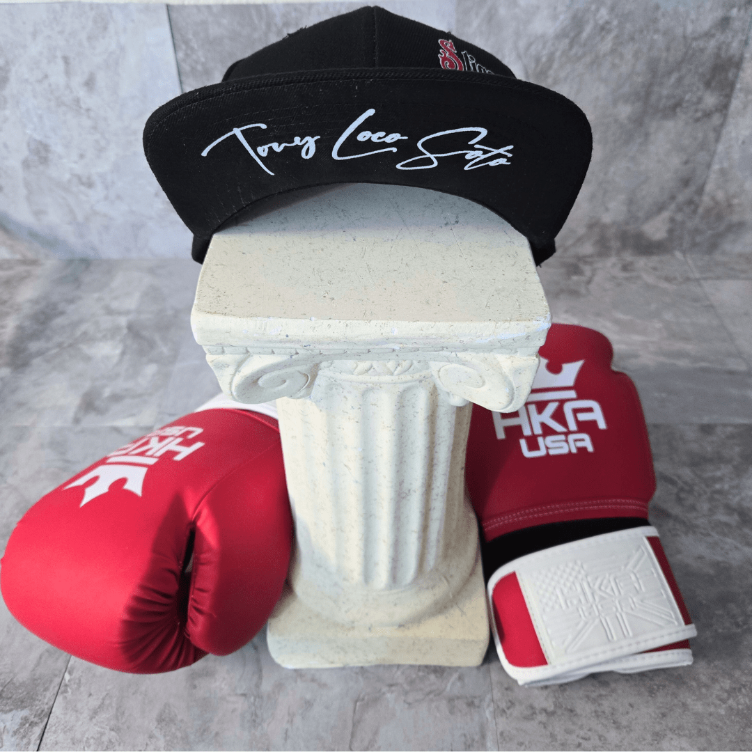 Support Your Local Fighter Tony Loco Soto Flat Bill Snapback Hat - Slice. Dice. Done.