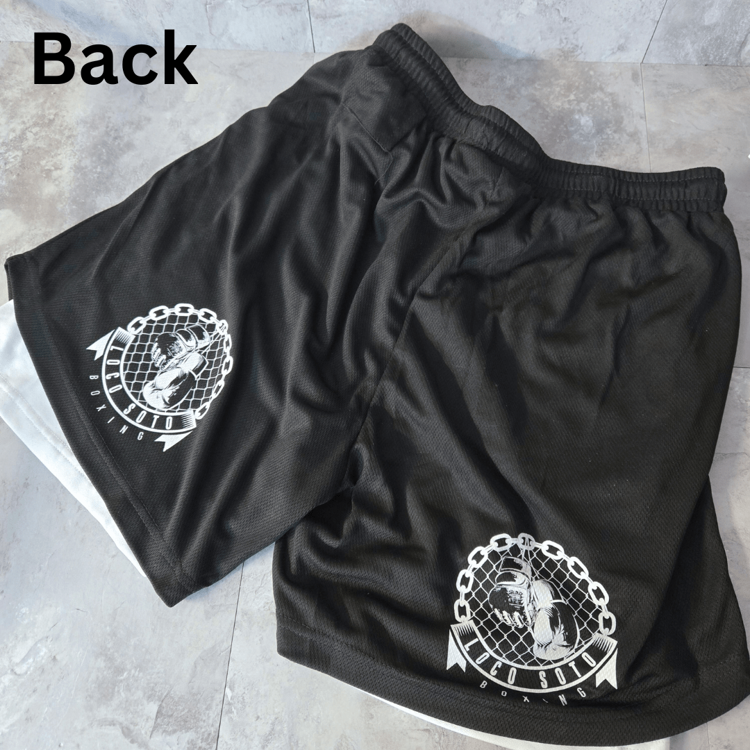 Support Your Local Fighter Tony Loco Soto Signature “Slice. Dice. Done.” 2-in-1 Workout Shorts