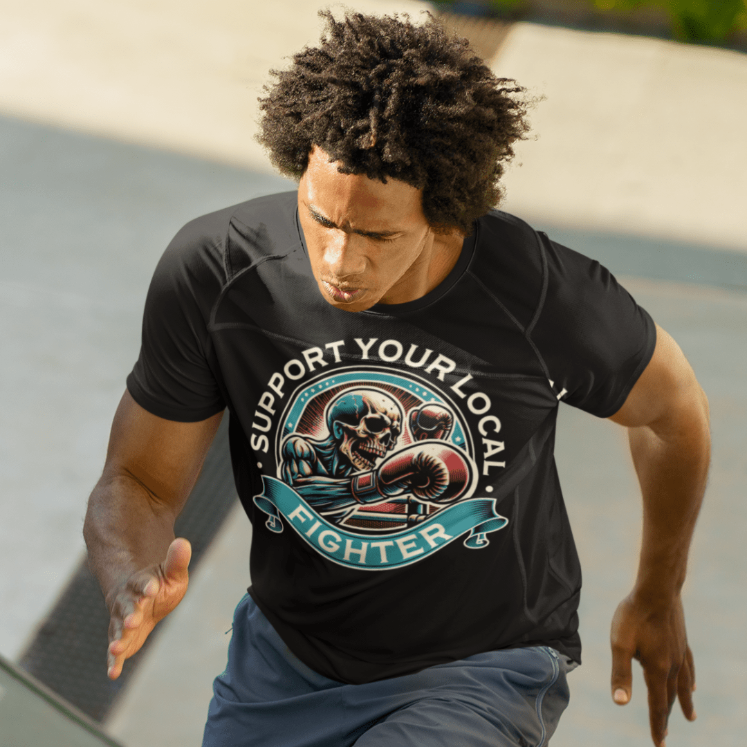 Support Your Local Fighter tshirt Ready to Engage Tee