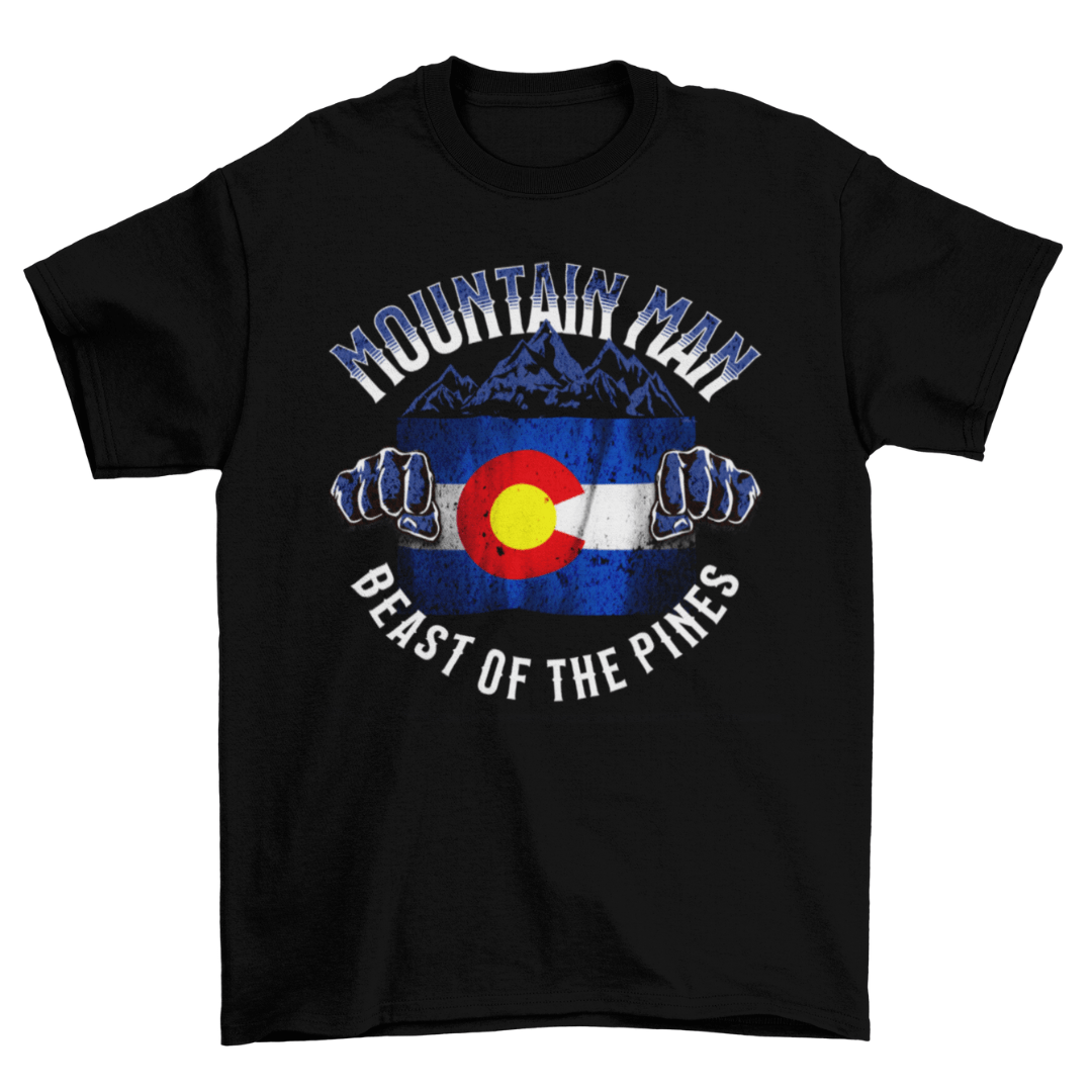 Support Your Local Fighter tshirt The Mountain Man Tee