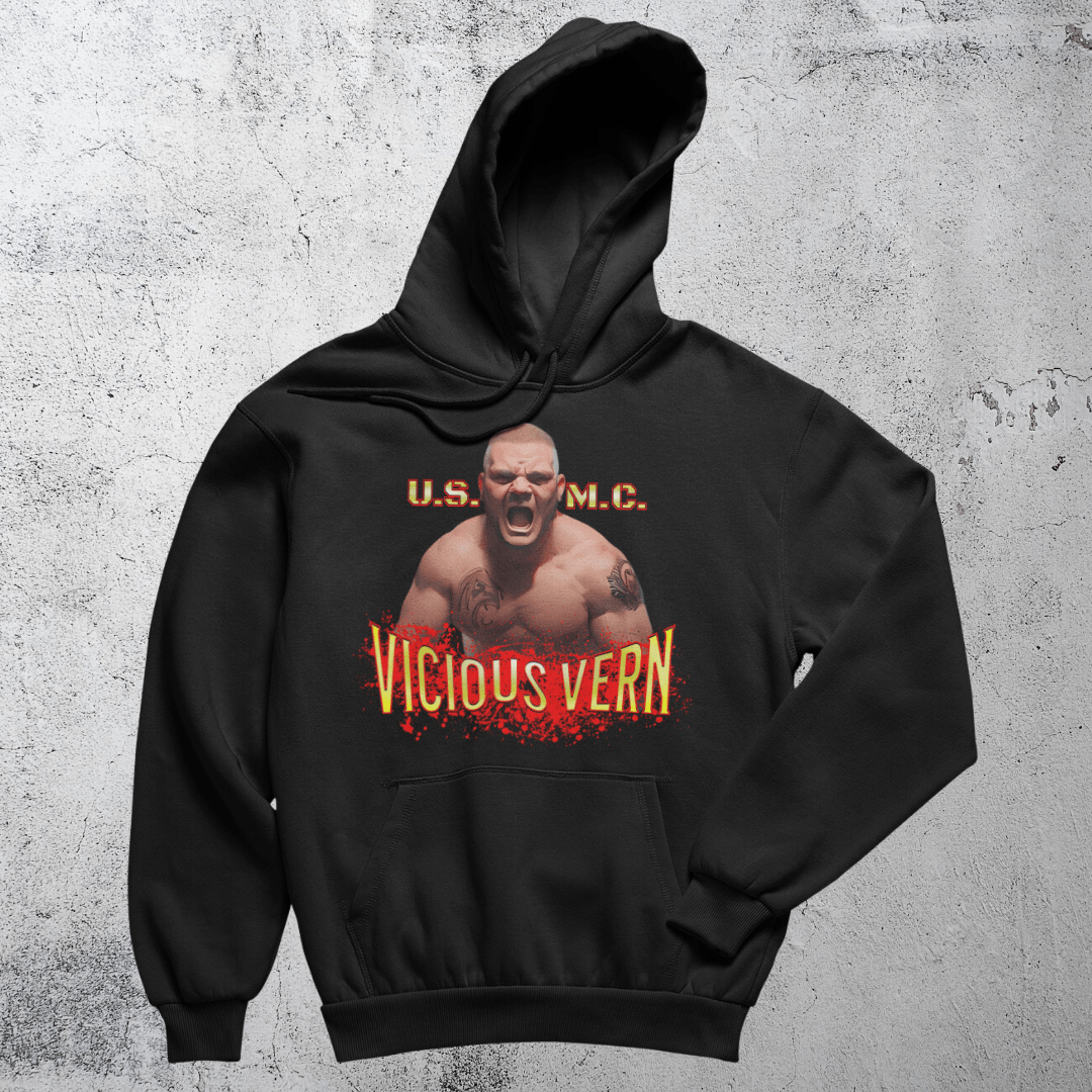 Support Your Local Fighter Vicious Vern Earwood &quot;Monsters Are Real&quot; Hoodie