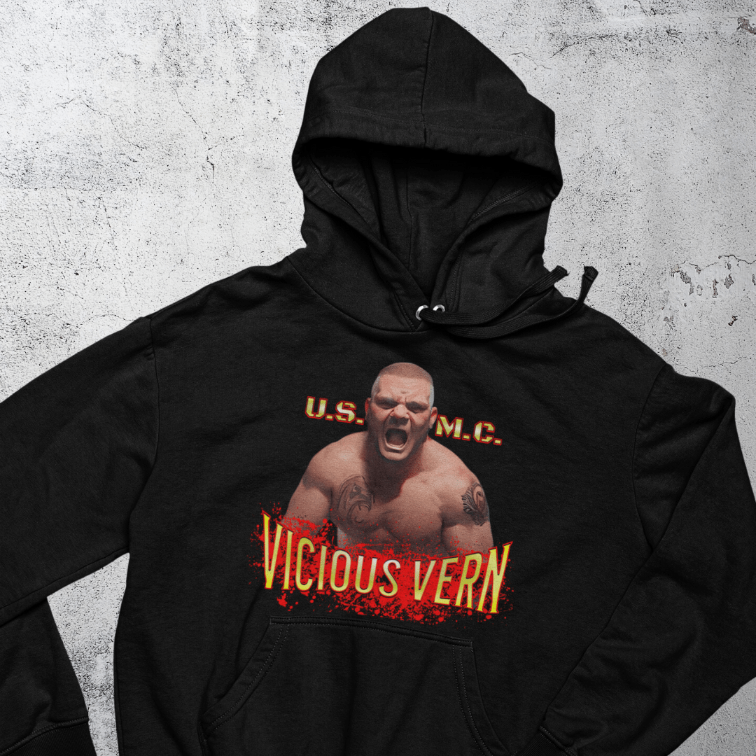 Support Your Local Fighter Vicious Vern Earwood &quot;Monsters Are Real&quot; Hoodie